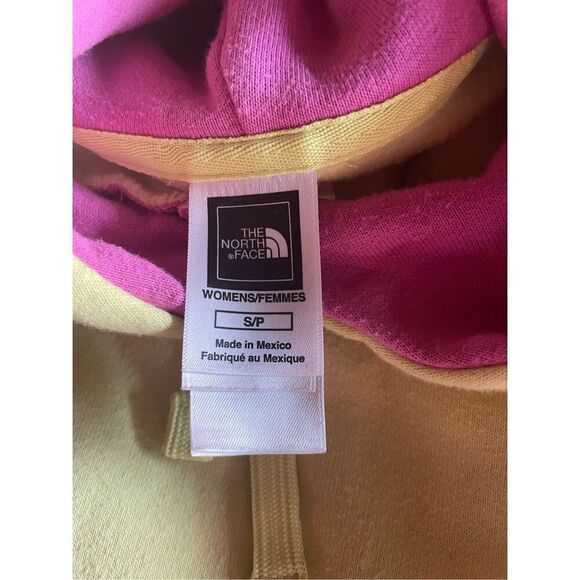 The North Face Woman's Yellow and Pink Hoodie Size S - Picture 4 of 4